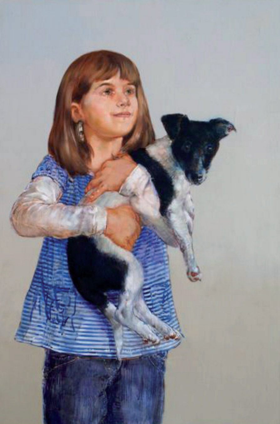 Girl With Dog